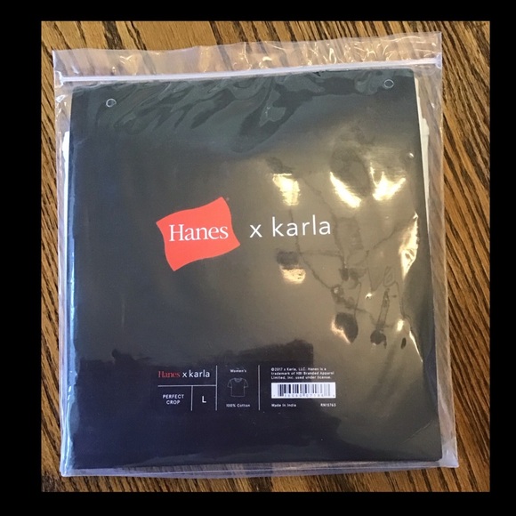 Hanes X Karla “Perfect Crop” Tee (NWT) (Size: Large) - Picture 8 of 9